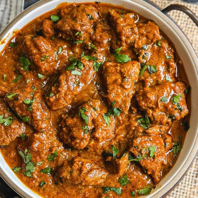 Goat korma.
