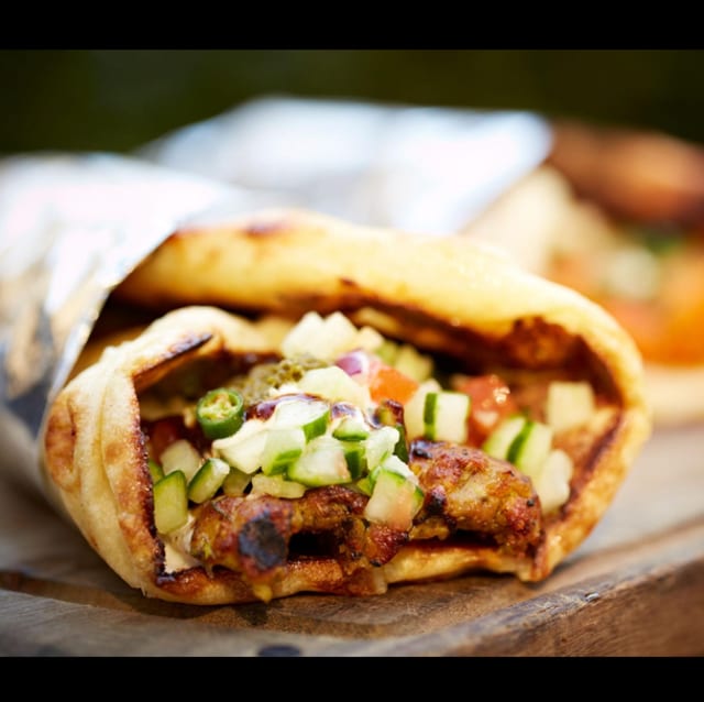 Chicken Seekh Roll.