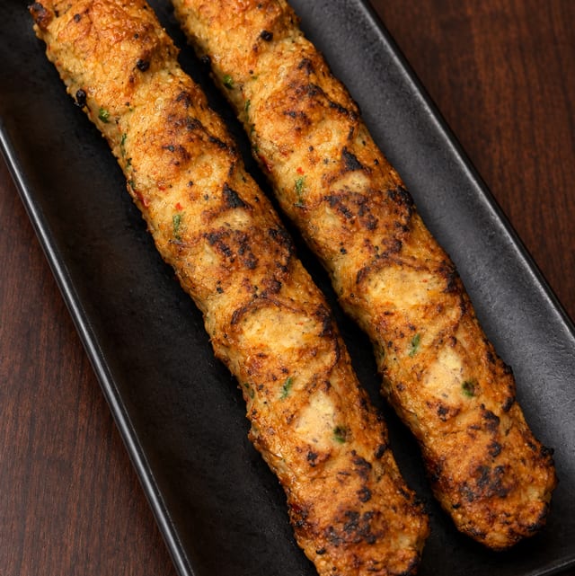 Chicken Seekh Kabob.
