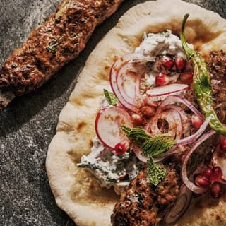 Beef seekh roll
