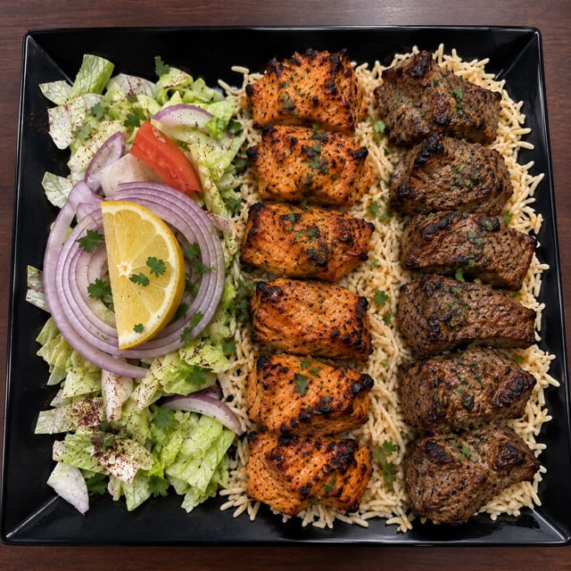 Chicken Tikka And Lamb Tikka.