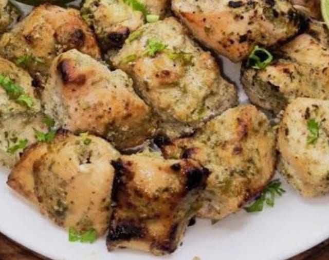 Chicken Malai Boti.