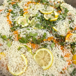Full Tray Of Chicken Biryani
