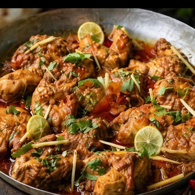 Achari Chicken Karahi.