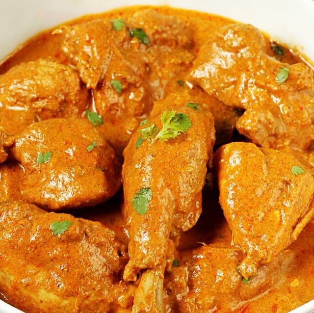 Chicken korma.