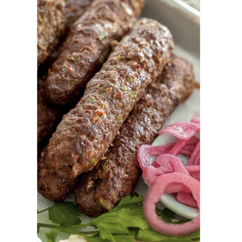 Beef Seekh Kabob.