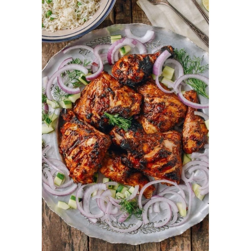 Chicken Tikka Bone Kabob.