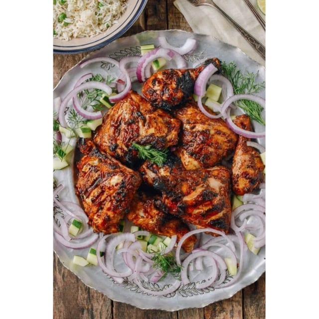 Chicken Tikka Bone Kabob.