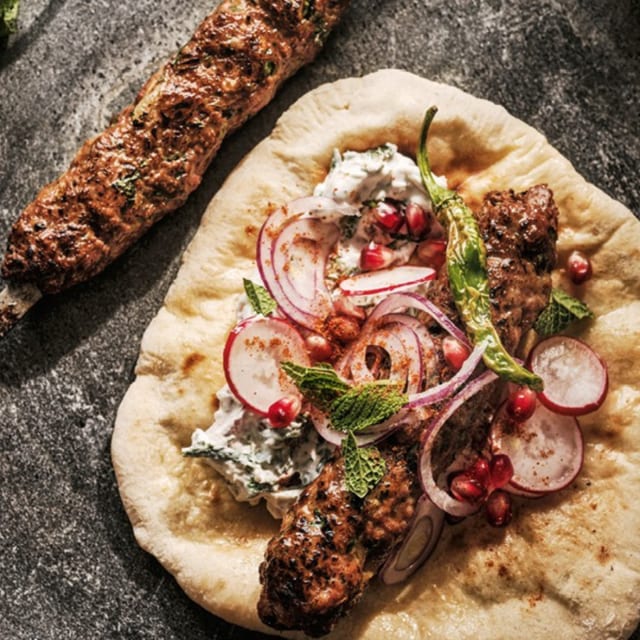 Chicken Seekh Roll.