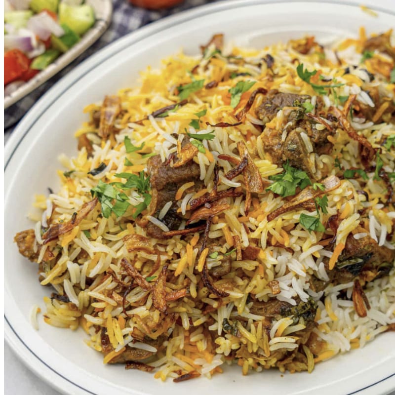 Lamb Biryani.