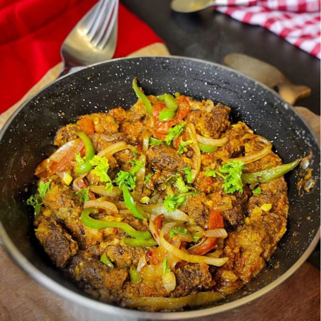 Beef Seekh Karahi.