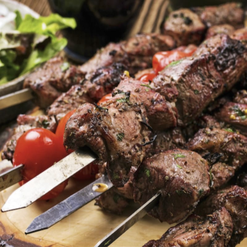 Lamb Tikka Kabob.