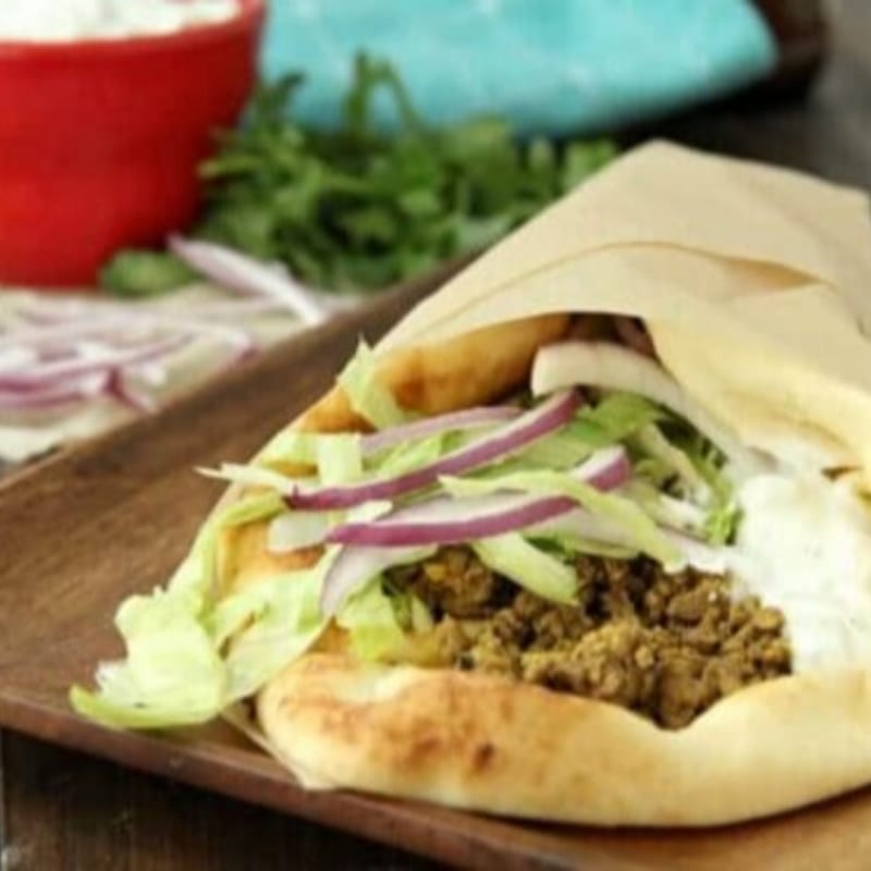 Lamb Kabob Roll.
