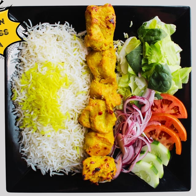 Chicken Boneless Tikka Platter.