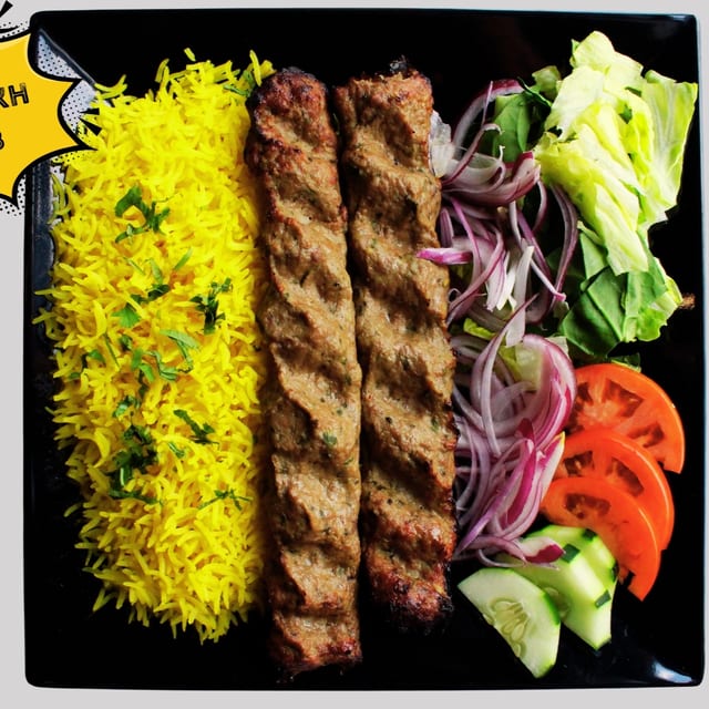 Beef Seekh Platter.