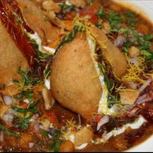 Samosa Chaat (N).