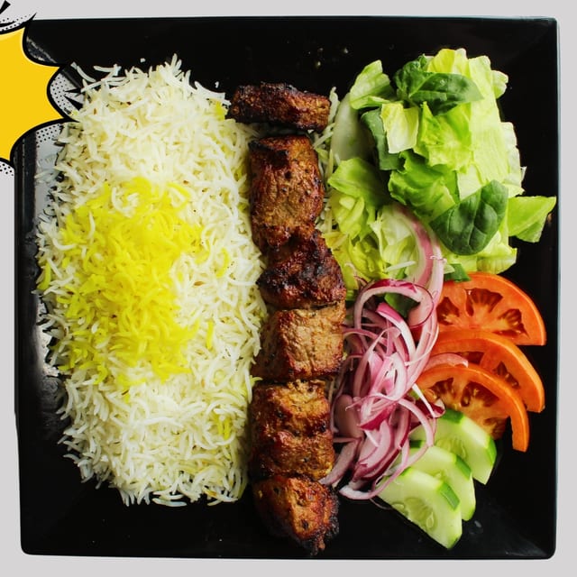 Lamb Tikka Platter.