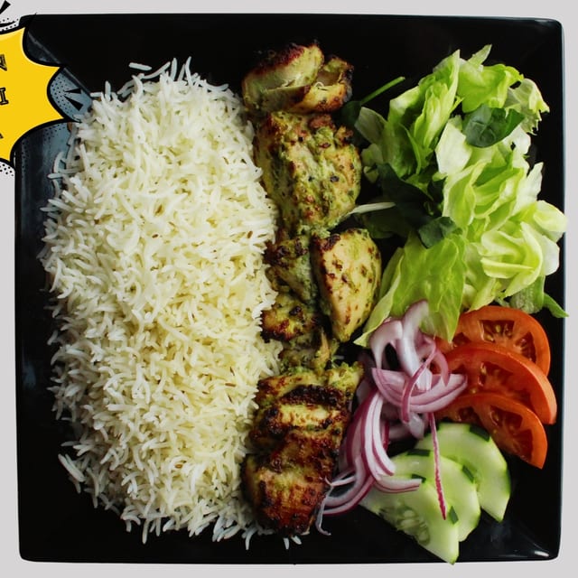 Hariali Tikka Platter.