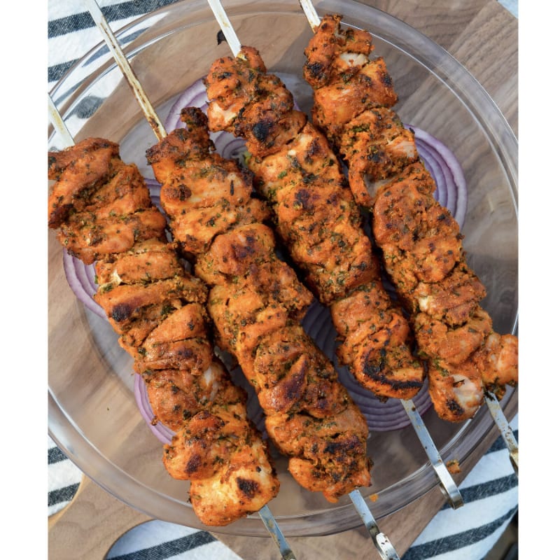 Chicken Tikka Boneless Kabob.