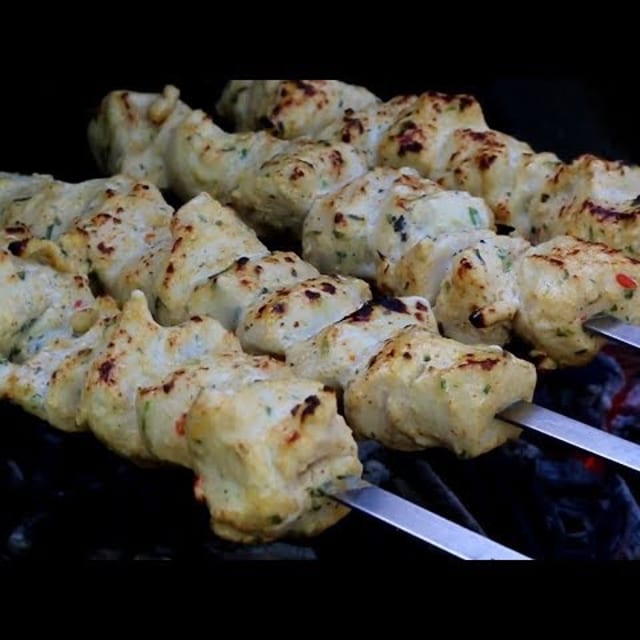 Chicken Malai Boti.
